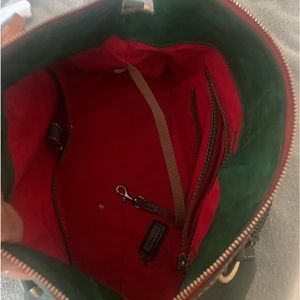 Dooney & Bourke large hunter green purse